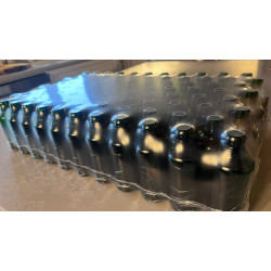 50mL Green glass eye dropper bottle with graduated dropper and tamper evident closure